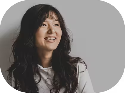Woman smiling